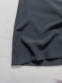 Bonnie Dress 黑色不貼橡筋衣身口袋連身裙/ DS9884