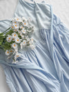 （肩帶可調) Alice 吊帶V領皺褶衣身連身裙 Dress/ DS9900