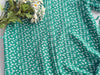 Shadow Floral V領單色簡約印花前修腰 Dress/ DS9903