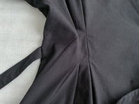 Square Collar Dress 麻棉方領修腰顯瘦連身裙/ DS9888 (aliceblue sold out)