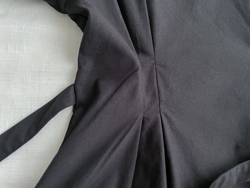 Square Collar Dress 麻棉方領修腰顯瘦連身裙/ DS9888 (aliceblue sold out)