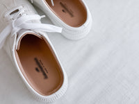 White leather mule shoes/ SH8131
