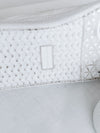 White leather mule shoes/ SH8131