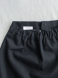A-line 後橡筋簡潔A形中長裙 Skirt/ SK8880