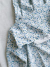 Leaf Floral Skirt 前褶後橡筋葉形印花傘半裙/ SK8881 (black sold out)