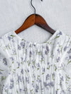 Lavender 薰衣草印花舒適修身連身裙 Dress/ DS9887 (pre-order)