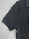 V Collar Knit 翻領V領裝飾鈕扣設計彈性線料 Dress/ DS9899 (pre-order)