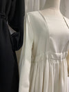 Square Neck 方領束腰後蝴蝶口袋篷篷傘形連身裙, Dress/ DS9396 (white sold out)