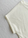 V Neck 顯瘦前後開V領線料長針織 Knit / TP9145 (pre-order white)