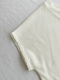 V Neck 顯瘦前後開V領線料長針織 Knit / TP9145 (pre-order white)