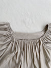 Sophie 涼感皺摺衣領闊腳兩件套 SET/ SE8076 (pre-order beige)