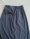 Navy Belt 腰帶裝飾輕身日常後開叉 Skirt/ SK8884