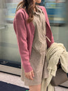 (限定熱賣重開❗) Gold Botton Cardigan 雙色衣邊立體線條金鈕扣外套或上衣/ CD8142  (pre-order 2月13日截單)