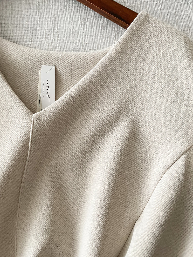 （未戴腰帶都微修腰✨）moon lock, Dress 防皺彈性細緻半月腰帶後橡筋連身裙/ DS9685 (Pre-order 11月24截單）