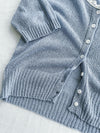 〔夏日百搭〕Lace Collar 空氣感蕾絲領口上衣或外套 Top/ TP9155 (Skyblue/Navy soldout)