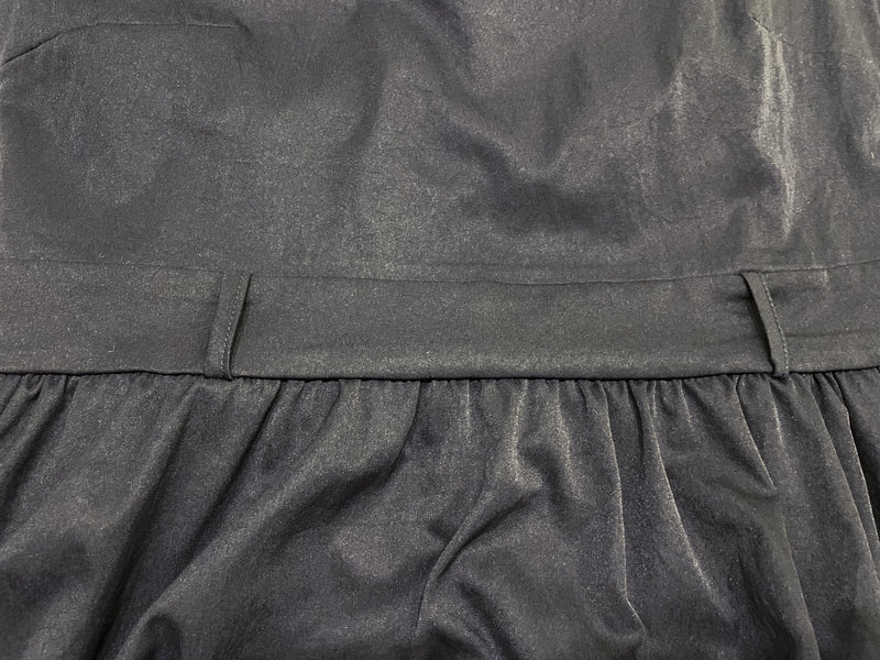 (腰 33"）Vest 不規則金屬扣腰帶口袋背心裙, Dress/ DS9506 (black sold out)