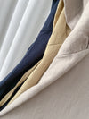 Linen 麻棉顯瘦弧腰線連身裙 Dress/ DS9909 (Beige/Mustard soldout)