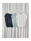 Boat Collar 冰絲無肩線彈性船領上衣 Top/ TP9150 (White / Mint sold out)