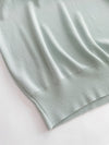 Boat Collar 冰絲無肩線彈性船領上衣 Top/ TP9150 (White / Mint sold out)