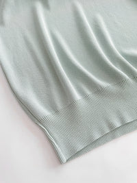 Boat Collar 冰絲無肩線彈性船領上衣 Top/ TP9150 (White / Mint sold out)