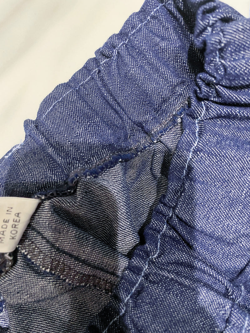 Denim 輕身牛仔色刺繡短褲 Shorts / PT8457