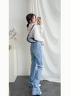 《 顯長腿超高腰款 》高腰微彈顯長腿喇叭牛仔褲, Jeans/ PT8405 (pre-order m)