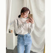 《 顯長腿超高腰款 》高腰微彈顯長腿喇叭牛仔褲, Jeans/ PT8405 (pre-order m)