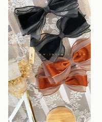 Romantic Day 絨面紗感蝴蝶夾, Clip/  HA8122（black sold out)