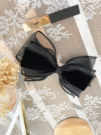 Romantic Day 絨面紗感蝴蝶夾, Clip/  HA8122（black sold out)