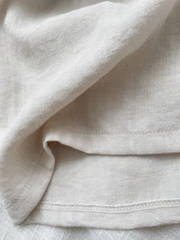 Pleated Front Pants 金屬帶質感麻棉闊褲/ PT8458