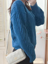 Square Collar Knit 立體鈕紋方領針織/ TP9107