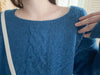 Square Collar Knit 立體鈕紋方領針織/ TP9107