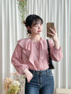 Ruffle Blouse 設計感Ruffle領口輕盈上衣/ BU9074