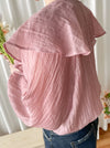 Ruffle Blouse 設計感Ruffle領口輕盈上衣/ BU9074