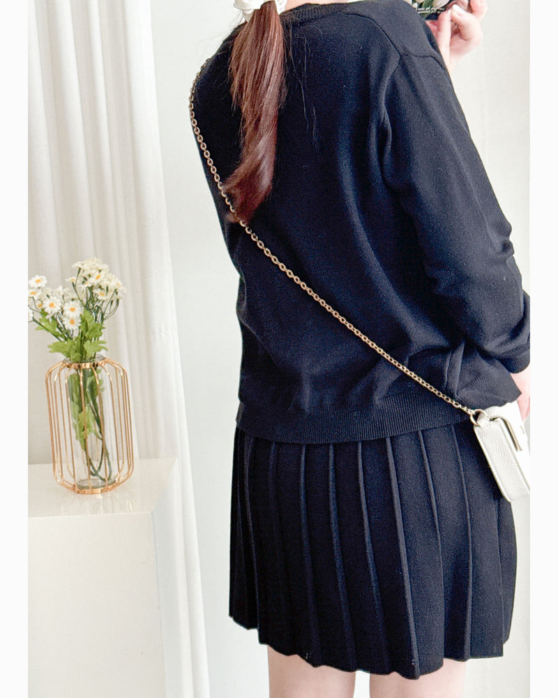 Sophie Set 活力優雅腰帶百褶套裝 （附送腰帶) / SE8095 （pre-order 11月24截單)