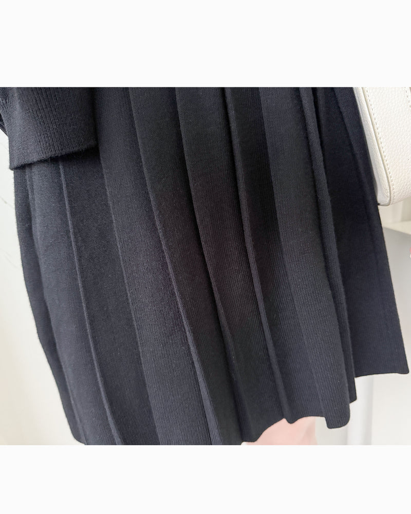 Sophie Set 活力優雅腰帶百褶套裝 （附送腰帶) / SE8095 （pre-order 11月24截單)