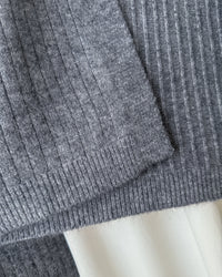 Cable Knitting Set 兩種麻花質感細節方領顯瘦套裝/ SE8093  (pre-order 11月24截單)