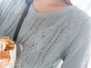 V Braid Knit Top 不起毛彈性線料扭麻花針織衫/ KT8176