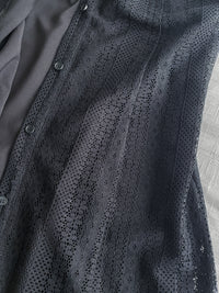 Vest Lace Dress 修身顯瘦蕾絲方領背心裙/ DS9946 (pre-order white)