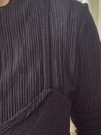 Twist Vest Dress 顯瘦扭紋胸口設計1SET兩件套裝/ SE8067