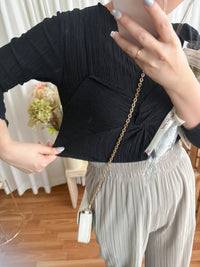 Twist Vest Dress 顯瘦扭紋胸口設計1SET兩件套裝/ SE8067