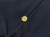 【Intent x Korea label】（100%防皺彈性) Navy V領金鈕扣傘袖開叉裙擺連身裙, Dress/ DS9545