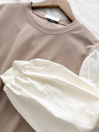 【現貨限量回歸 】Spliced Dress 拼接側開叉無領仿背心裙外穿連身裙/ DS9696