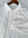 Round Edge Chiffon Blouse 圓角細領口雪紡上衣/ BU9088