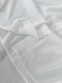 Round Edge Chiffon Blouse 圓角細領口雪紡上衣/ BU9088