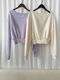 Colorful Pullover 色彩橫領衛衣/ TP9105