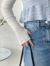 (一SET兩件) Knit Vest SET 彈性針織層次穿搭套裝/ TP9074