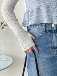 (一SET兩件) Knit Vest SET 彈性針織層次穿搭套裝/ TP9074