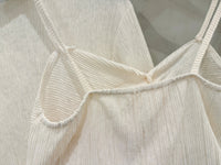 Twist Vest Dress 顯瘦扭紋胸口設計1SET兩件套裝/ SE8067