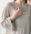 Long knit Top 左右開叉彈性薄線料顯瘦針織/ KT8177